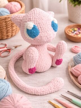 Handmade Crochet Fantasy Creature Plush